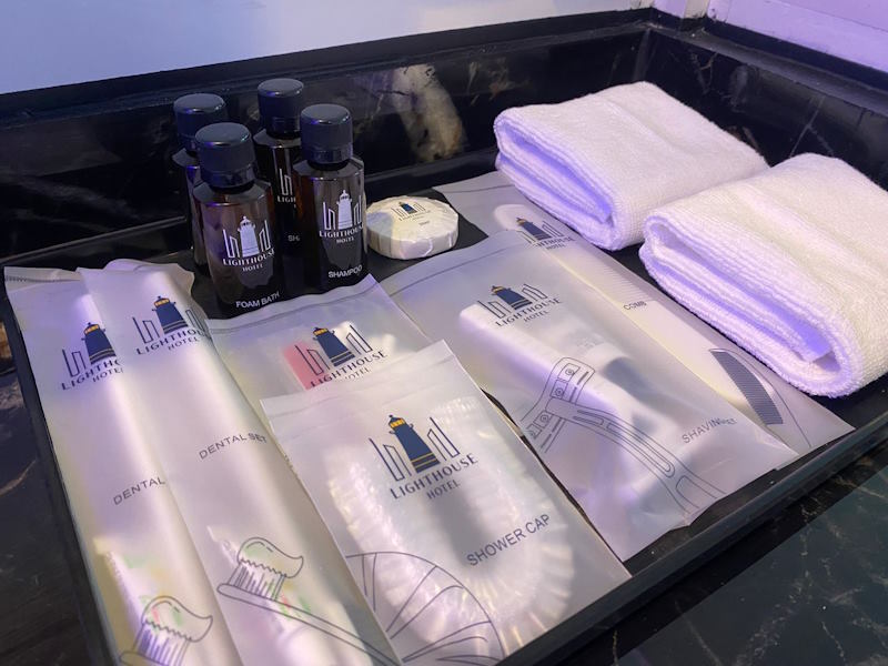 Lighthouse Hotel Semporna Complimentary Toiletries